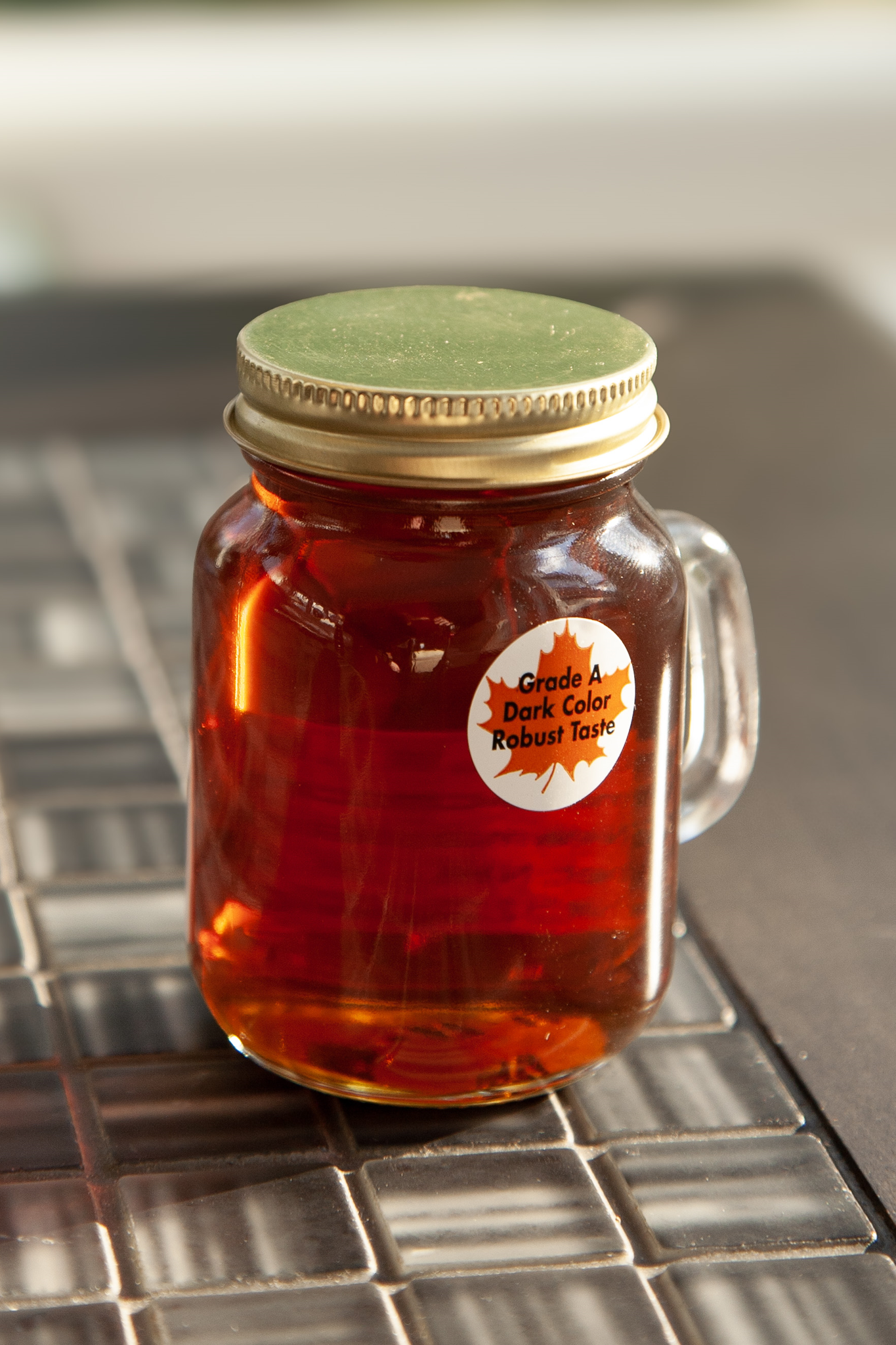 Bourbon Barrel Aged Syrup Mason Jar - 4 oz.